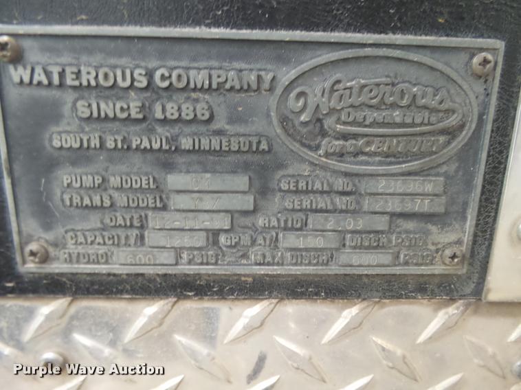 image for item DC3888 1992 Pierce Dash D-8000 pumper fire truck