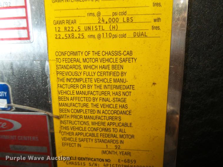 image for item DC3888 1992 Pierce Dash D-8000 pumper fire truck