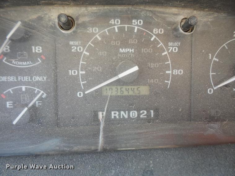 image for item DC5366 1993 Ford F250 Super Duty utility bed pickup truck