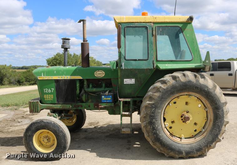 image for item DD0191 1967 John Deere 4020 tractor