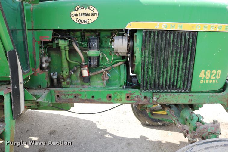 image for item DD0191 1967 John Deere 4020 tractor