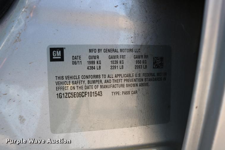 image for item DD0201 2012 Chevrolet Malibu