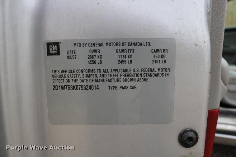 image for item DD0204 2007 Chevrolet Impala