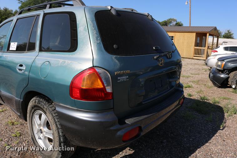 image for item DD0205 2002 Hyundai Santa Fe SUV