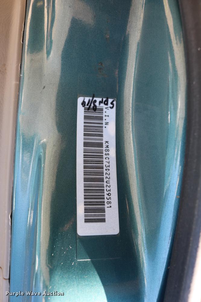 image for item DD0205 2002 Hyundai Santa Fe SUV