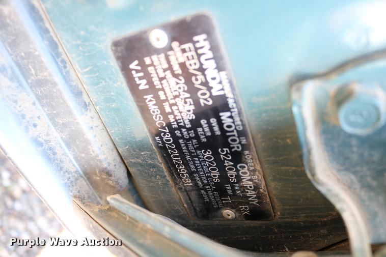 image for item DD0205 2002 Hyundai Santa Fe SUV