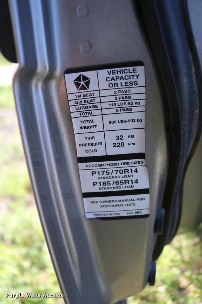 image for item DD0214 1998 Dodge Neon