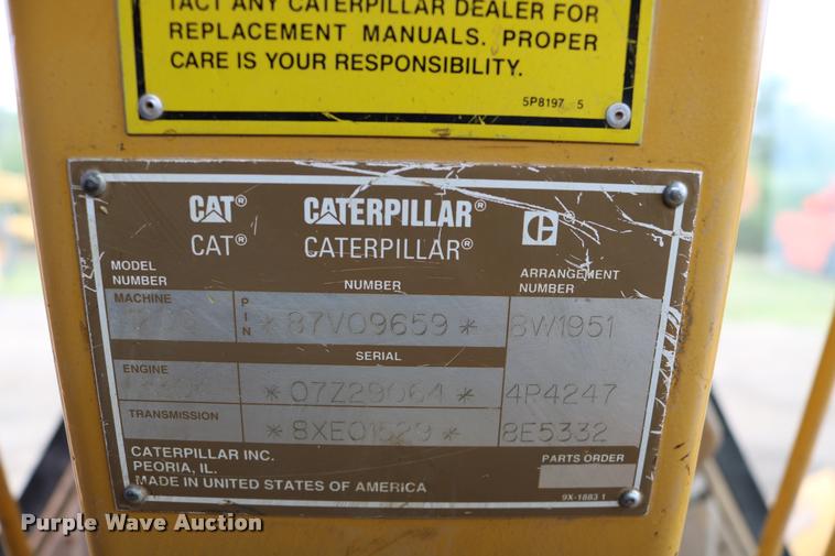 image for item DD0229 1993 Caterpillar 120G motor grader
