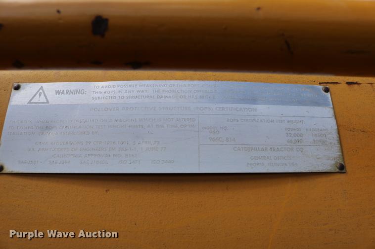 image for item DD0232 1979 Caterpillar 950 wheel loader