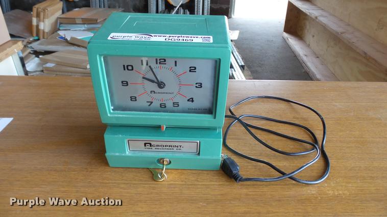 image for item DG9469 Acroprint wall mount time clock