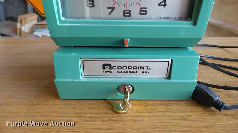 image for item DG9469 Acroprint wall mount time clock