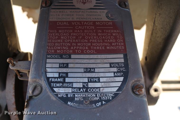 image for item DM9279 Delta Rockwell radial arm saw