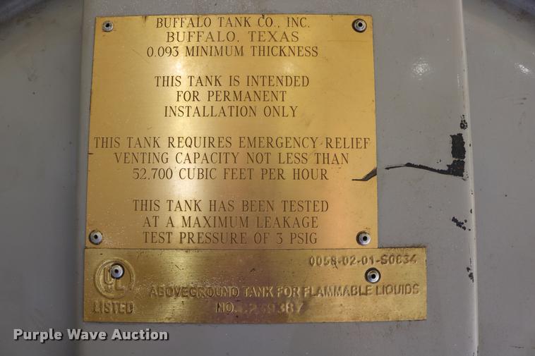 image for item DM9282 (3) Buffalo Tank Co. Inc. above ground fluid tanks