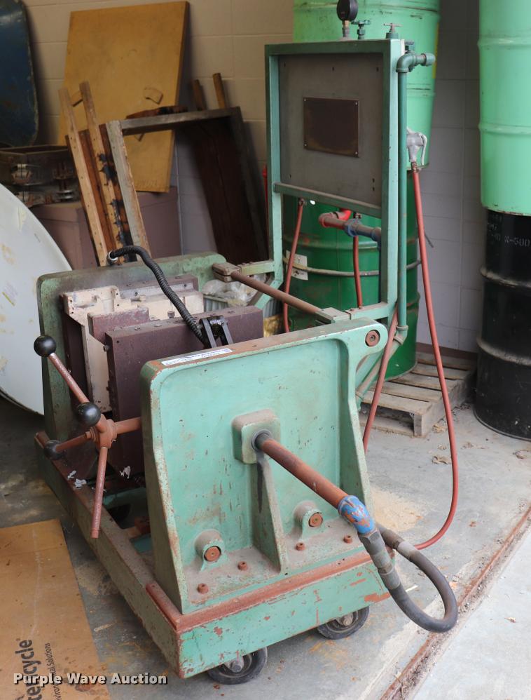 image for item DQ9302 1970 shop built permanent mold casting machine