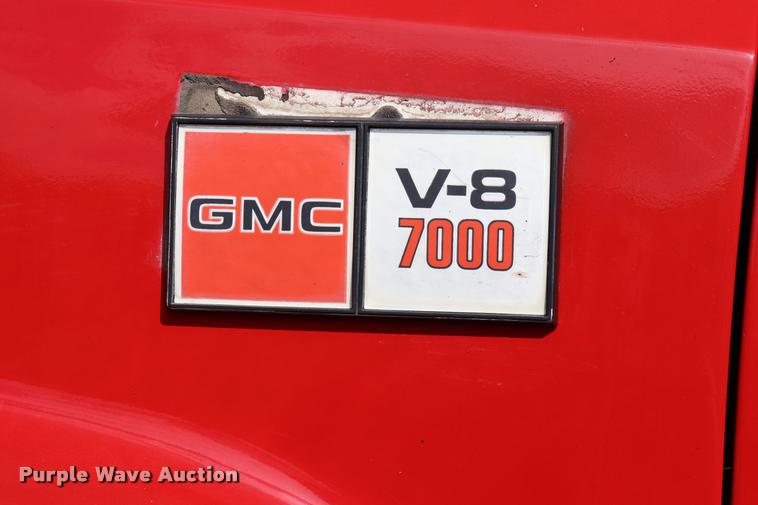 image for item DQ9373 1980 GMC Sierra 7000 fire truck