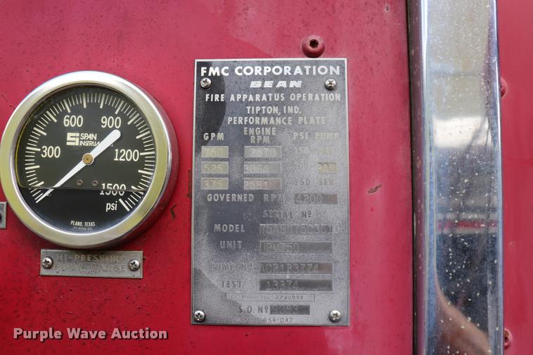 image for item DQ9374 1974 Chevrolet C65 fire truck