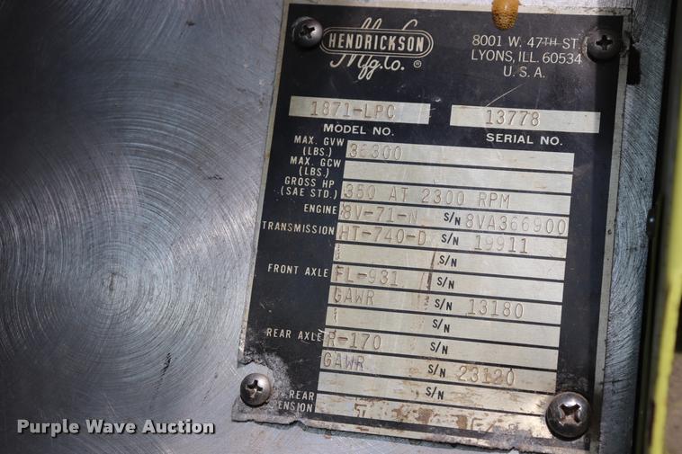 image for item DQ9375 1978 Pierce 1871-LPC fire truck