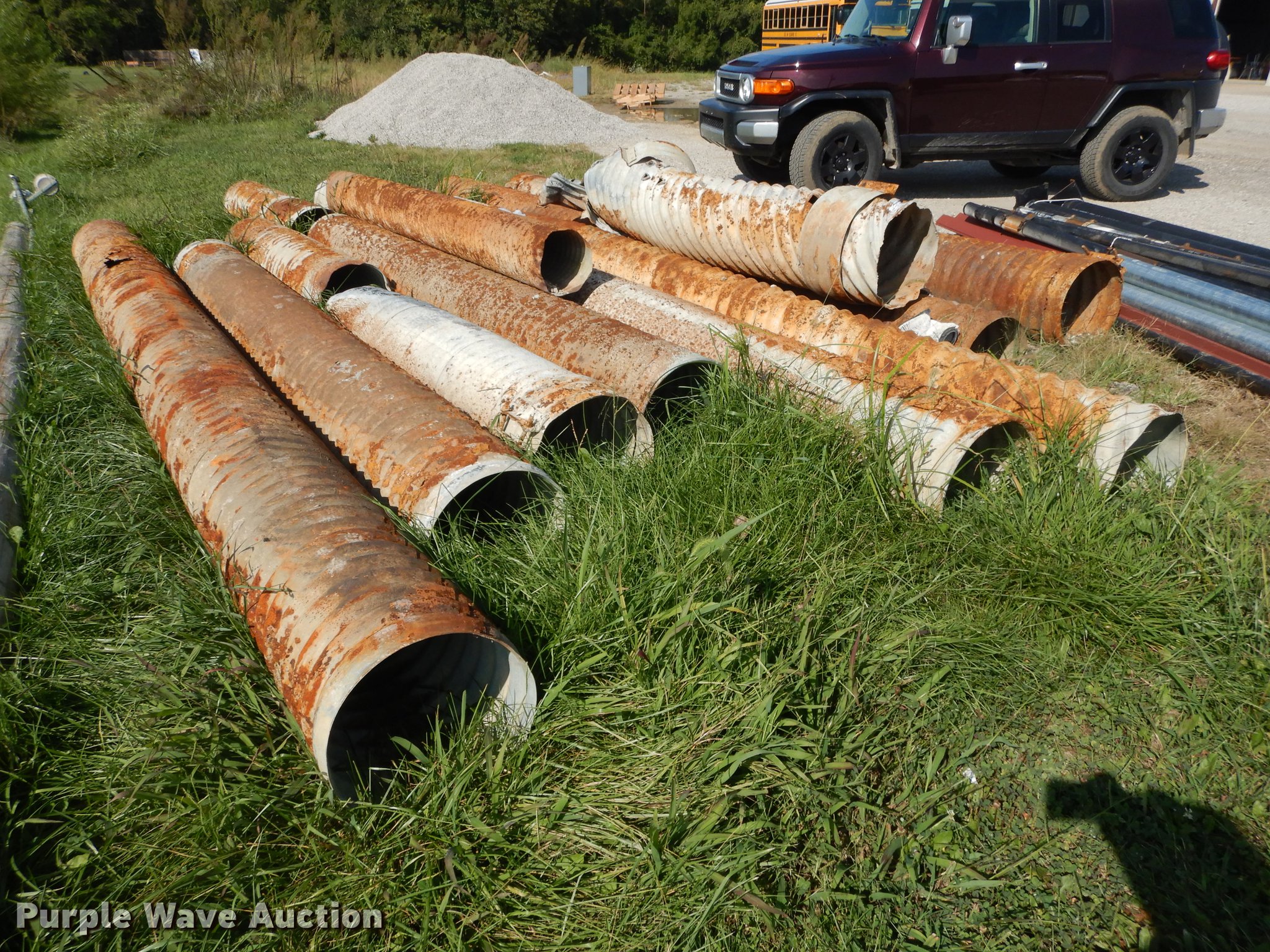 (11) assorted pieces of used culvert pipe in Pleasanton, KS Item