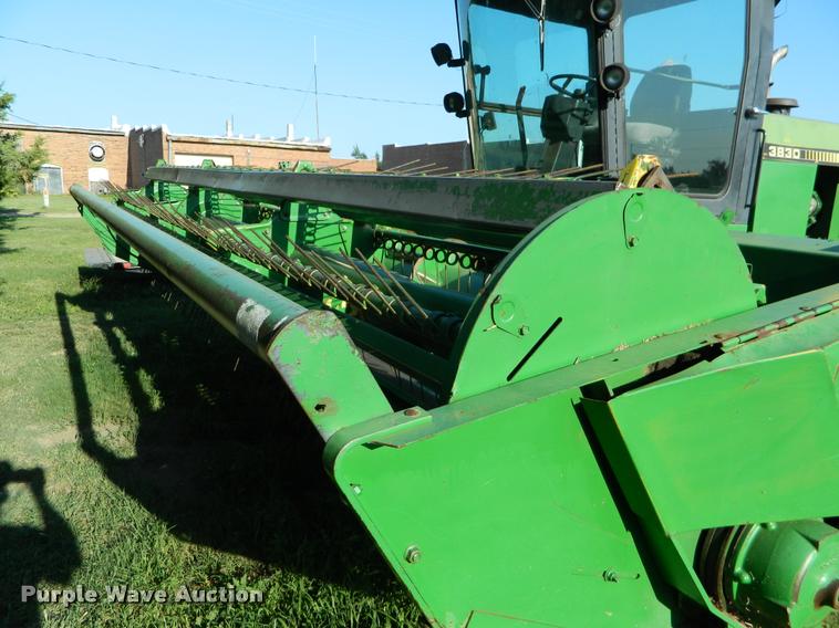 image for item DB1132 1985 John Deere 3830 self-propelled windrower