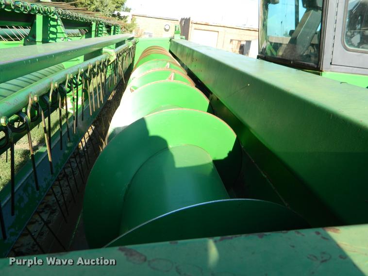 image for item DB1132 1985 John Deere 3830 self-propelled windrower