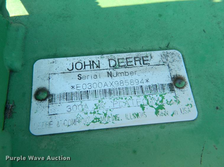 image for item DB1132 1985 John Deere 3830 self-propelled windrower