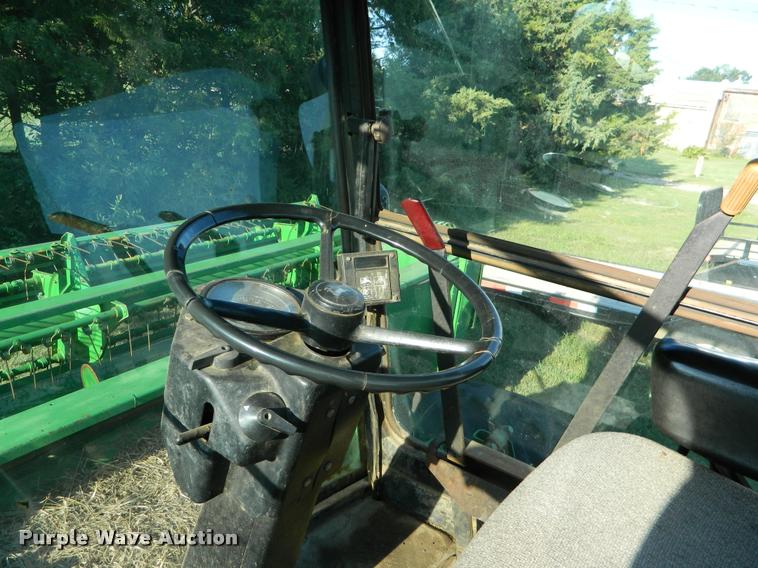 image for item DB1132 1985 John Deere 3830 self-propelled windrower