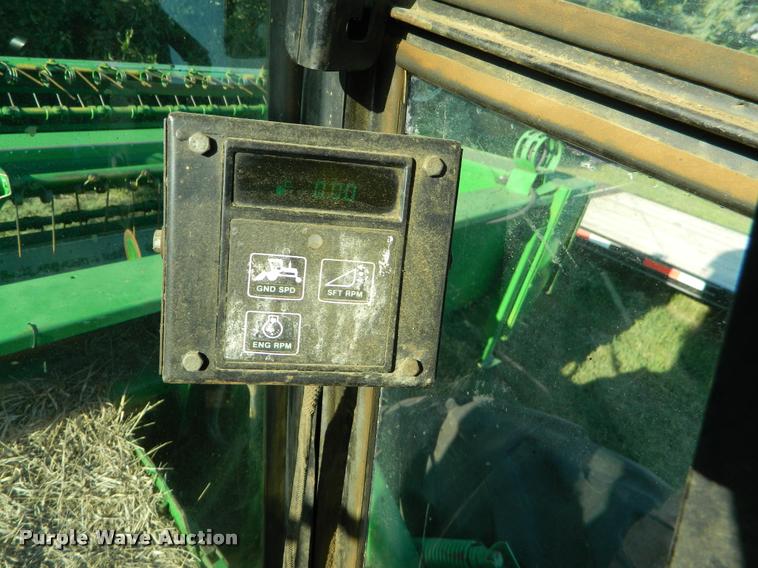 image for item DB1132 1985 John Deere 3830 self-propelled windrower