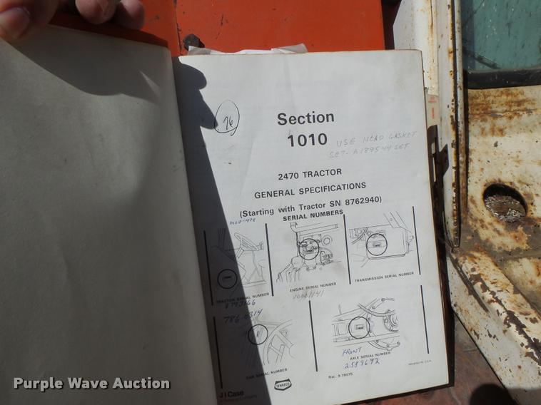 image for item DB1425 1976 Case 2470 tractor