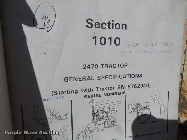 image for item DB1425 1976 Case 2470 tractor