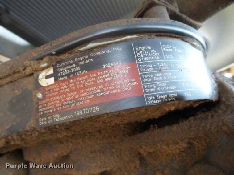 image for item DC3872 1998 Ford LT8513 Louisville 113 feed truck