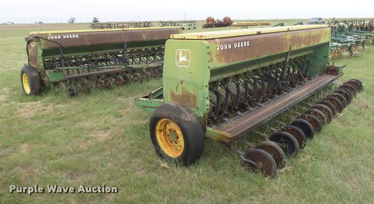 image for item DC3910 (2) John Deere 8200 hoe grain drills