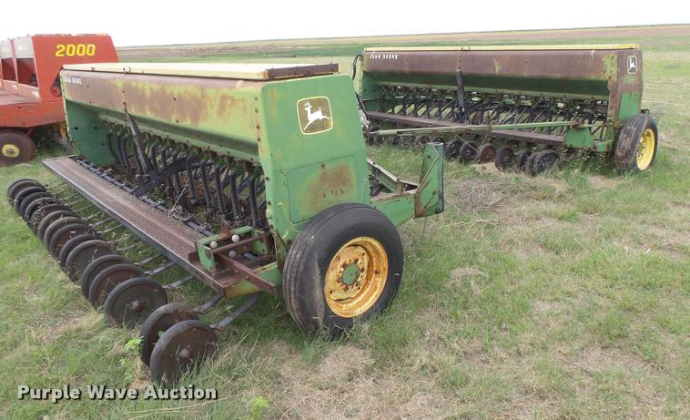 image for item DC3910 (2) John Deere 8200 hoe grain drills