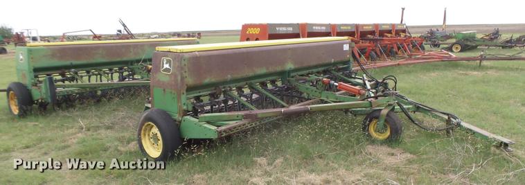 image for item DC3910 (2) John Deere 8200 hoe grain drills