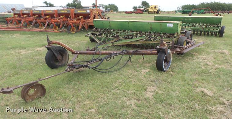 image for item DC3912 (2) John Deere DRA hoe grain drills