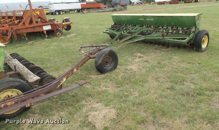 image for item DC3912 (2) John Deere DRA hoe grain drills