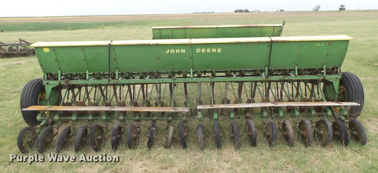 image for item DC3912 (2) John Deere DRA hoe grain drills