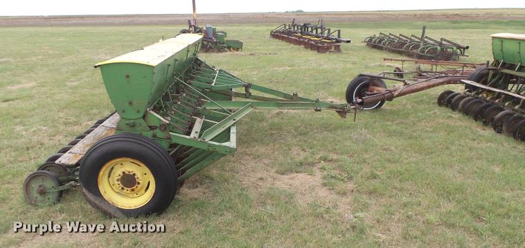 image for item DC3912 (2) John Deere DRA hoe grain drills