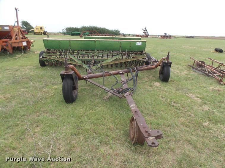 image for item DC3912 (2) John Deere DRA hoe grain drills
