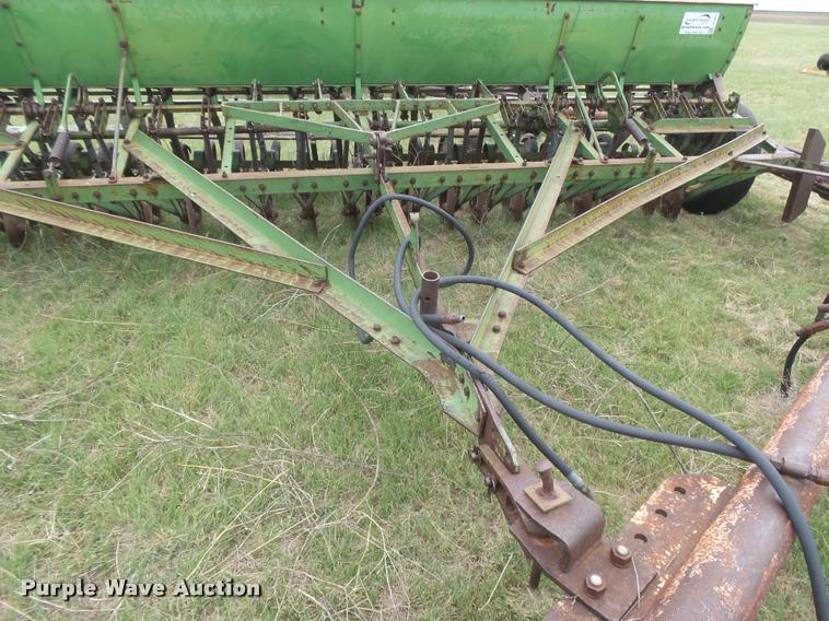 image for item DC3912 (2) John Deere DRA hoe grain drills