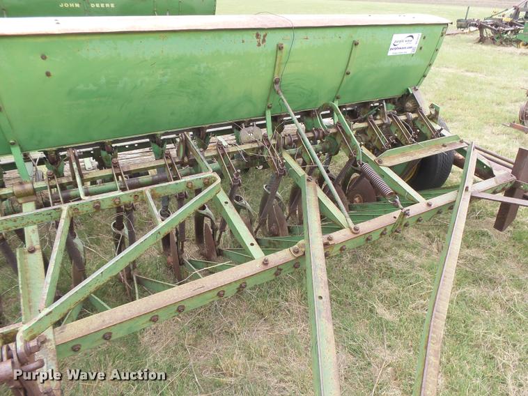image for item DC3912 (2) John Deere DRA hoe grain drills