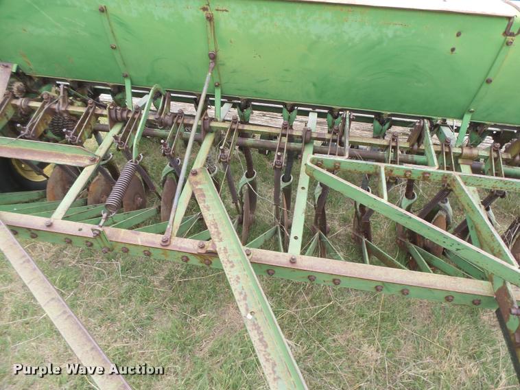 image for item DC3912 (2) John Deere DRA hoe grain drills