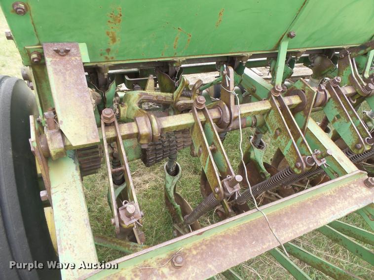 image for item DC3912 (2) John Deere DRA hoe grain drills