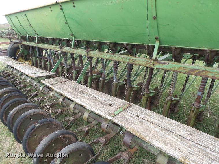 image for item DC3912 (2) John Deere DRA hoe grain drills