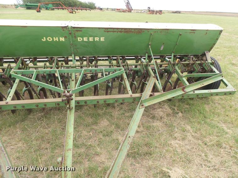 image for item DC3912 (2) John Deere DRA hoe grain drills