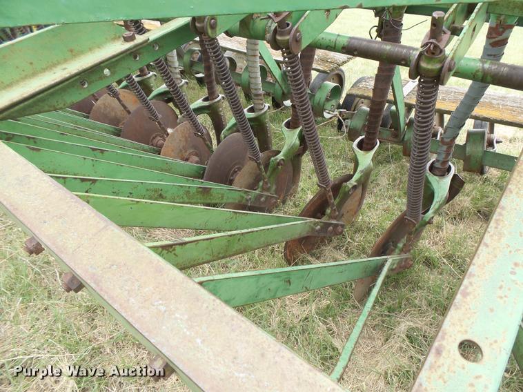 image for item DC3912 (2) John Deere DRA hoe grain drills