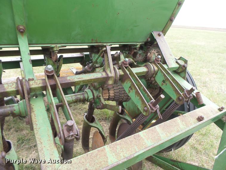 image for item DC3912 (2) John Deere DRA hoe grain drills