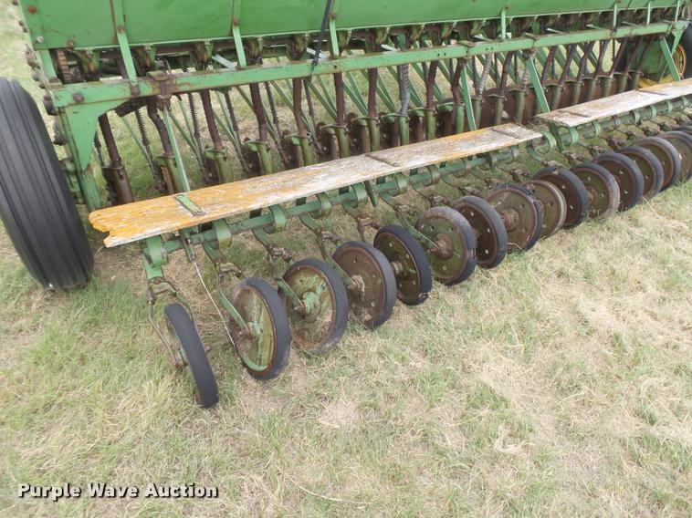 image for item DC3912 (2) John Deere DRA hoe grain drills
