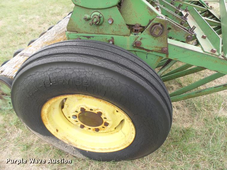 image for item DC3912 (2) John Deere DRA hoe grain drills