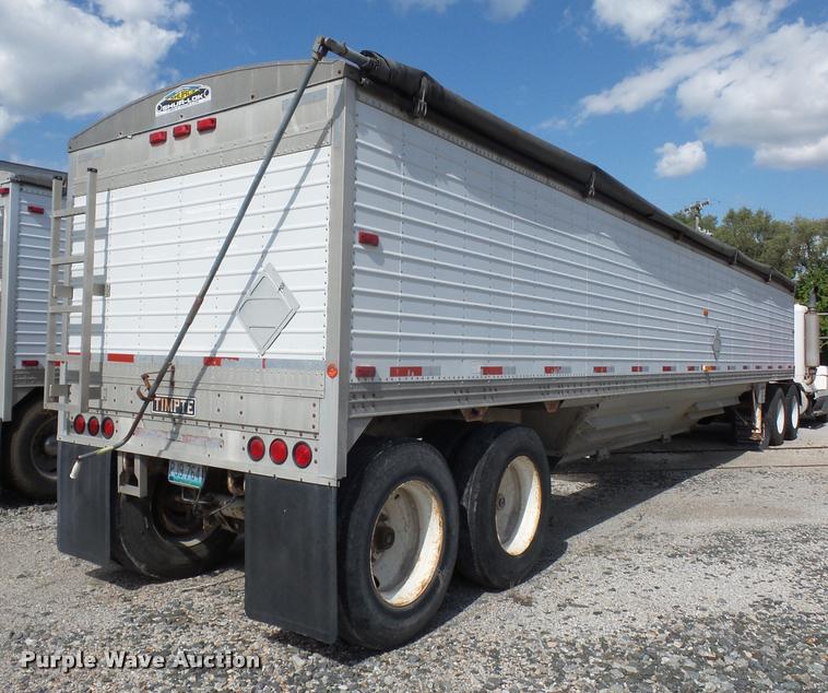 image for item DD1541 1992 Timpte double hopper grain trailer
