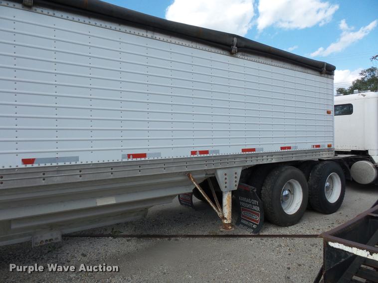 image for item DD1541 1992 Timpte double hopper grain trailer